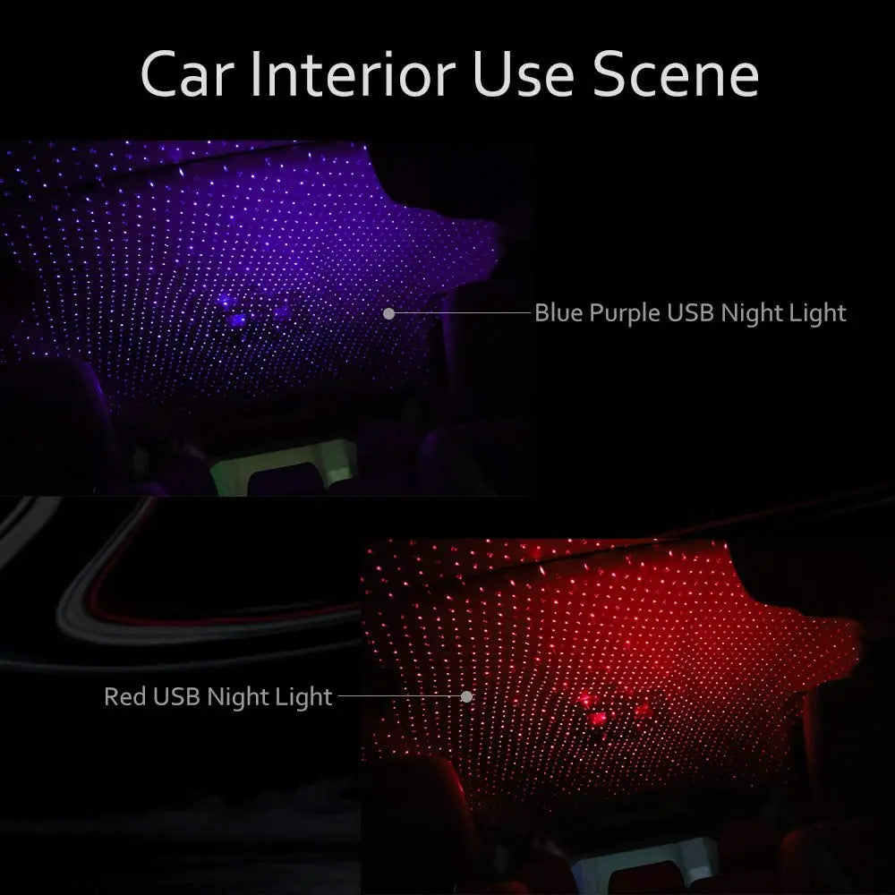 LED Car Ceiling Interior Galaxy Light Projector