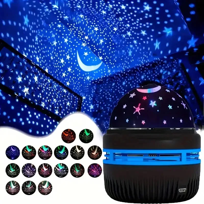 Starry Night Sky Light Projector Lamp