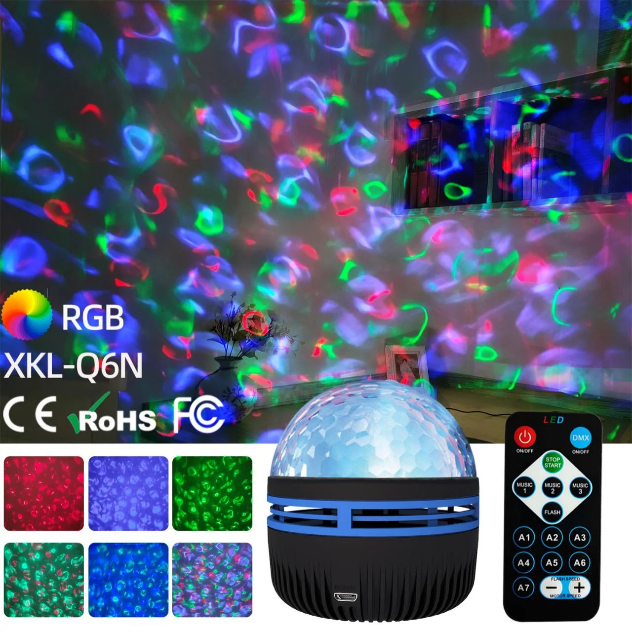 LED Starry Night Sky Aurora Light Projector
