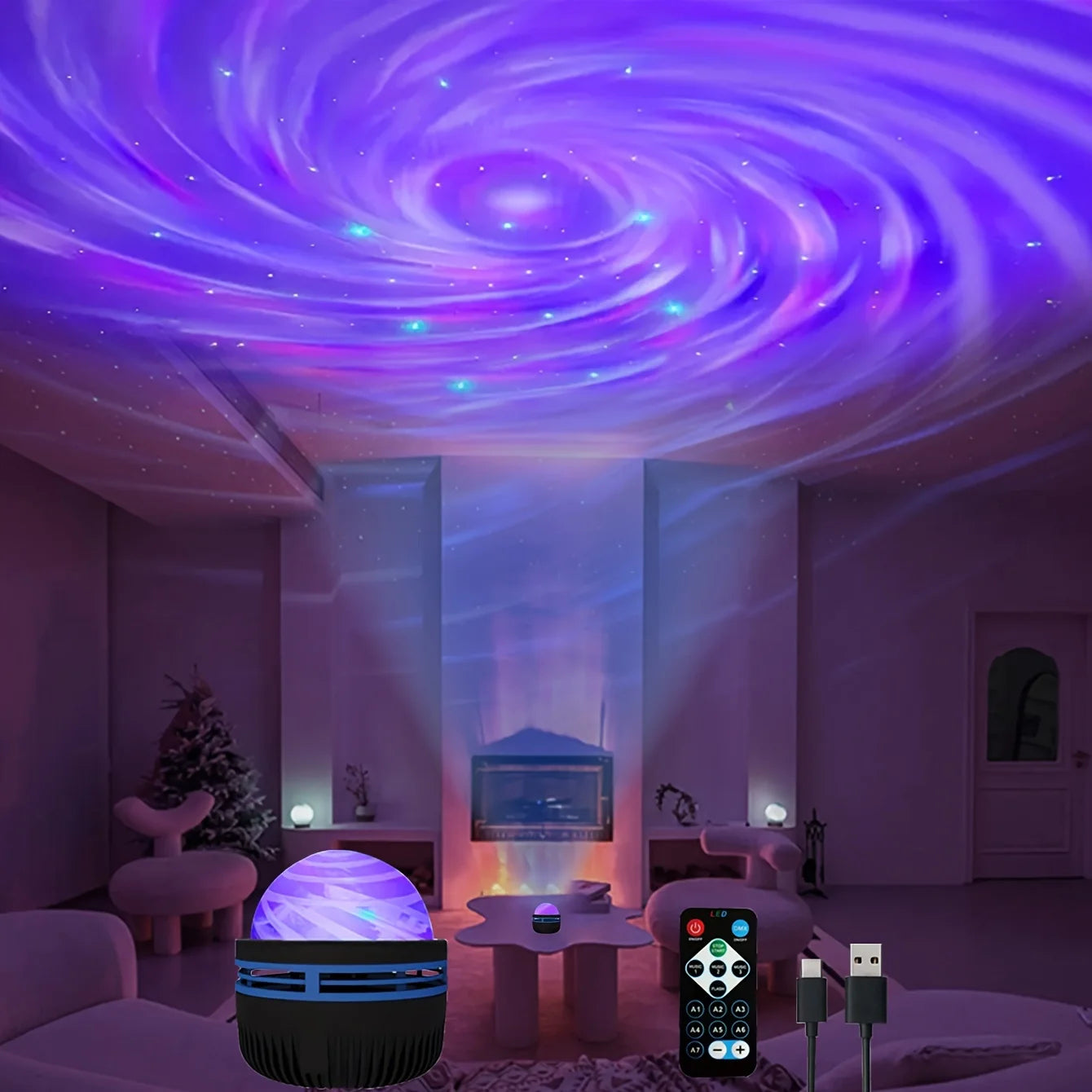 LED Starry Night Sky Galaxy Light Projector