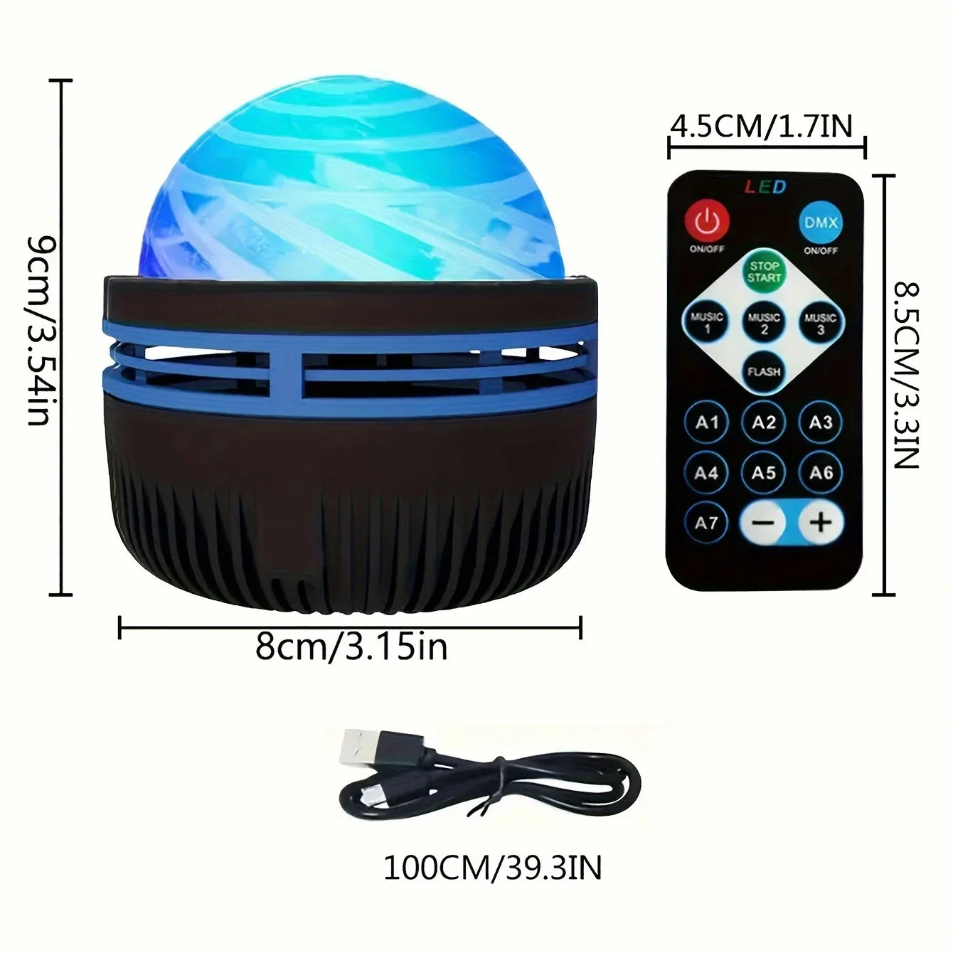LED Starry Night Sky Aurora Light Projector