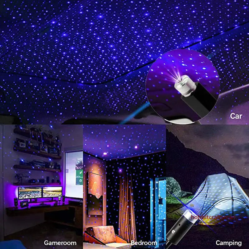 LED Car Ceiling Interior Galaxy Light Projector