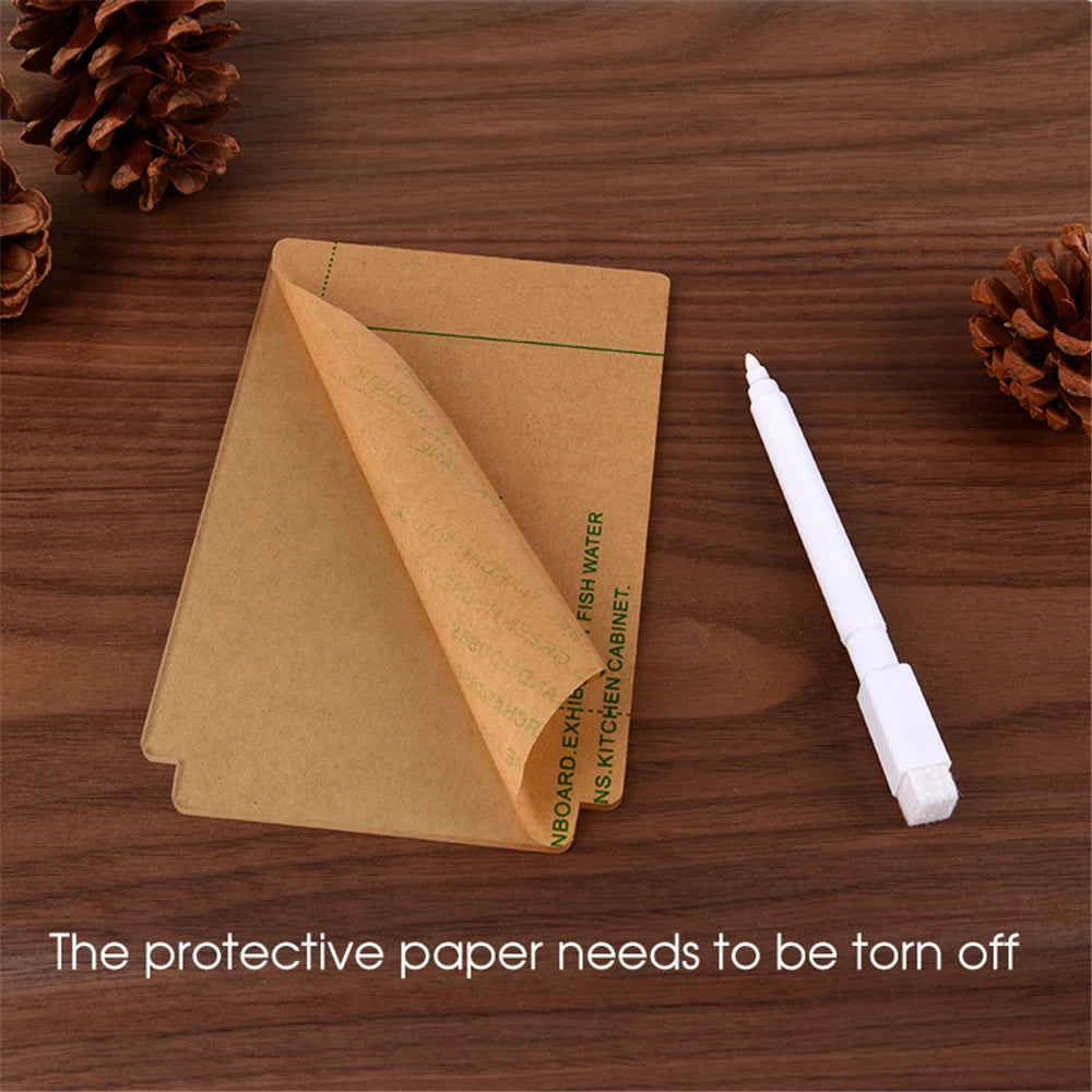 The NiteWrite: Transparent LED Night Light Erasable Writing Message Board