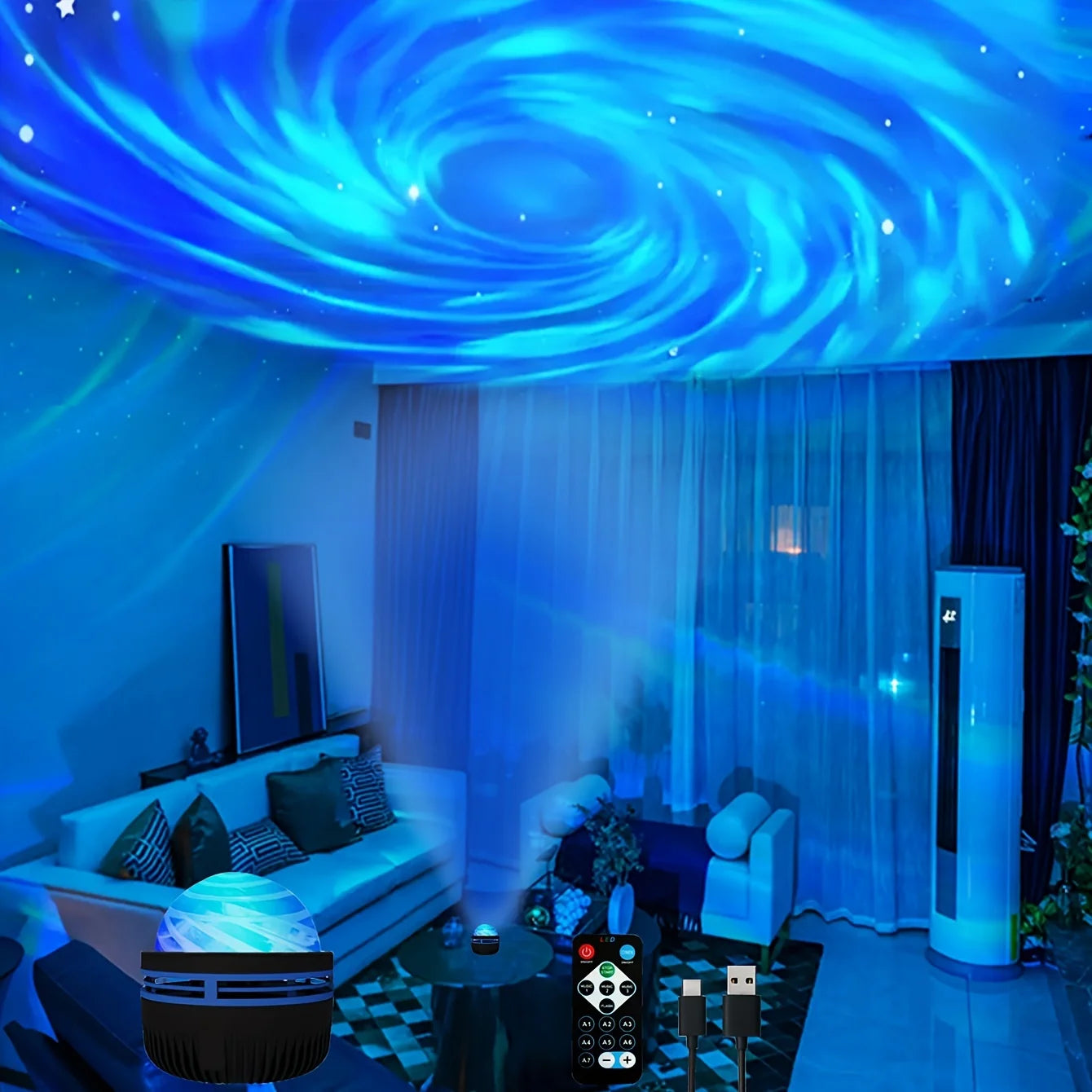 LED Starry Night Sky Galaxy Light Projector