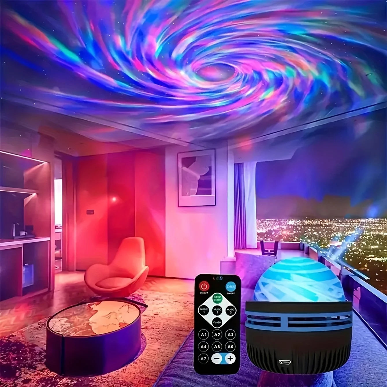 LED Starry Night Sky Galaxy Light Projector